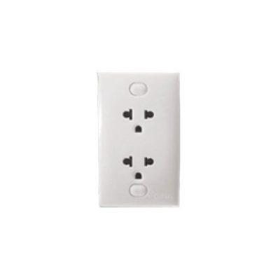 Ổ cắm Schneider E426UEST2 - Ổ cắm đôi 3 chấu