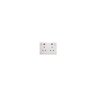 Ổ cắm đôi 3 chấu Schneider E25R/WE