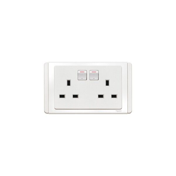 Ổ cắm Schneider kiểu Anh ET3025D_EWWW