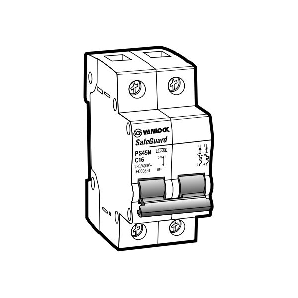 Cầu dao tự động MCB PS45N/C2006