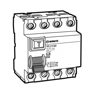 Cầu dao chống dòng rò RCCB VLL1-63/4016/030