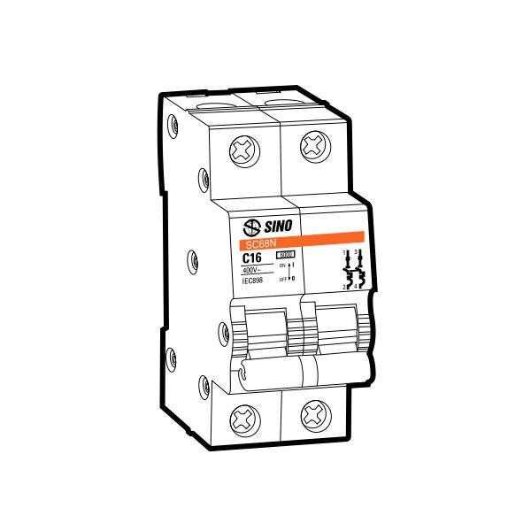 Cầu dao tự động MCB SC108N/C2025