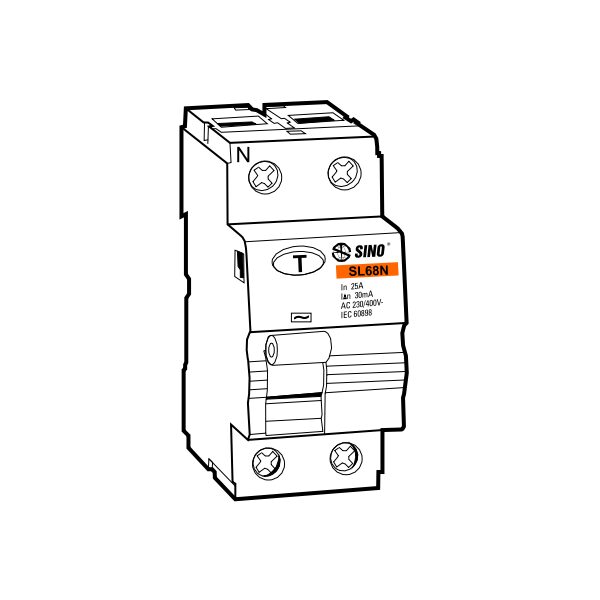 Cầu dao chống dòng rò RCCB SL68N/2020/100