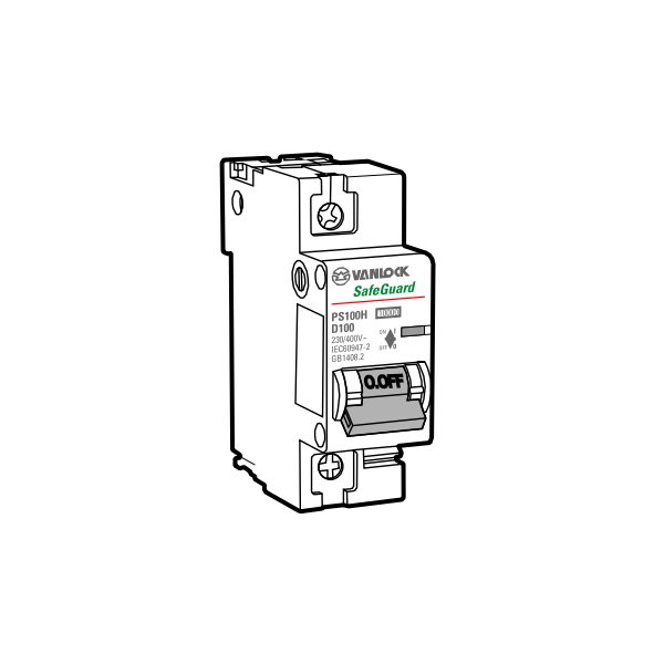 Cầu dao tự động MCB PS100H/1/D125