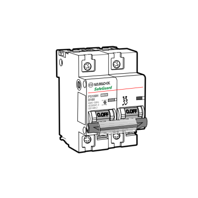 Cầu dao tự động MCB PS100H/2/D80