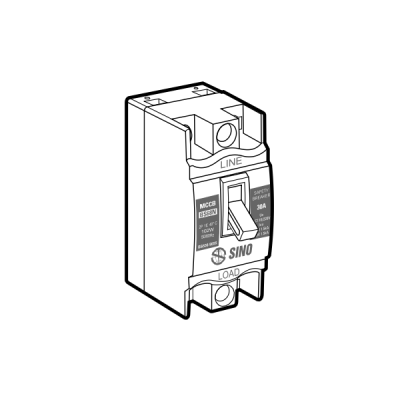 Cầu dao an toàn BS68N/2P10A