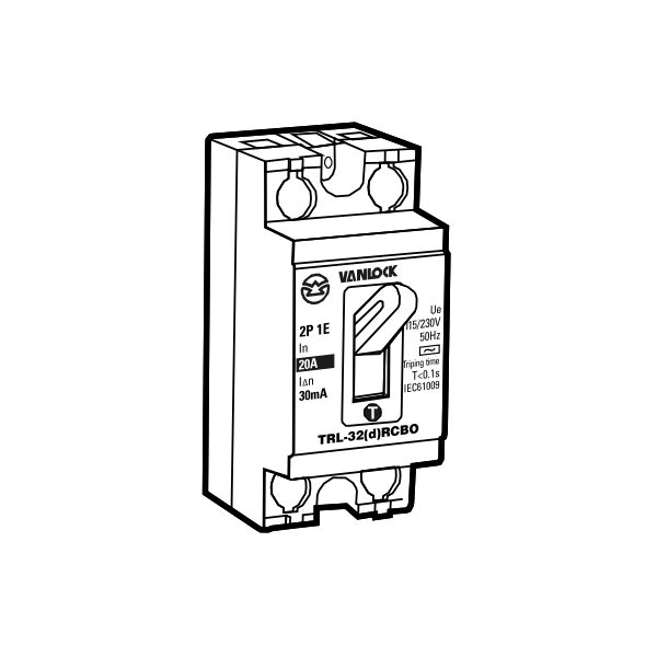Tổ hợp cầu dao an toàn và cắt dòng rò TRL32/30A