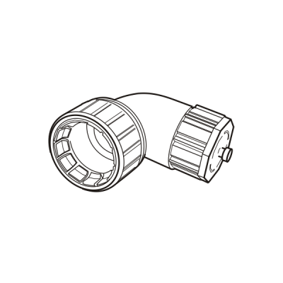 Khớp nối ren 90° ống đàn hồi E251C/20