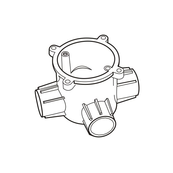 Hộp chia ngả 3 đường cao E240/20/3D