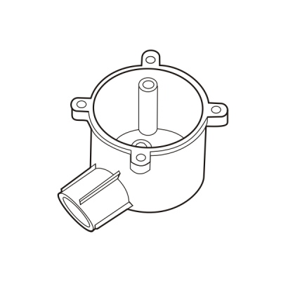 Hộp chia ngả 1 đường cao E240/25/1D