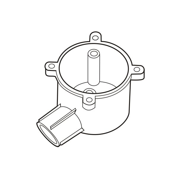 Hộp chia ngả 1 đường cao E240/25/1D