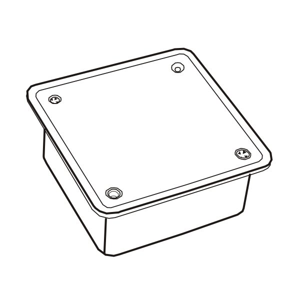 Hộp nối dây âm tự chống cháy E265A/23