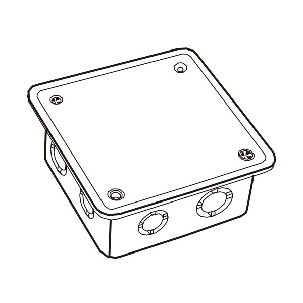 Hộp nối dây âm tự chống cháy E265A/2X