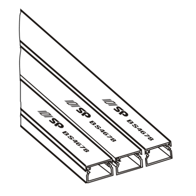 Máng ghen luồn dây điện có nắp GA60/02