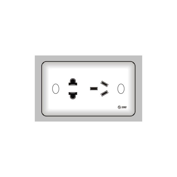 Ổ cắm 2 chấu và ổ cắm 3 chấu kiểu Úc S198/10US