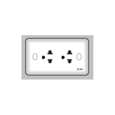 Ổ cắm đôi 3 chấu 16A S1982E