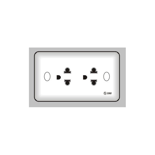 Ổ cắm đôi 3 chấu 16A S1982E