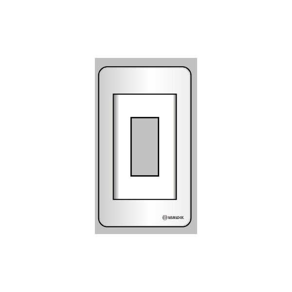 Mặt nhựa chứa 1 MCB SC121/M