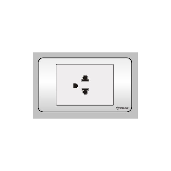 Ổ cắm đơn 3 chấu 16A S18AUE