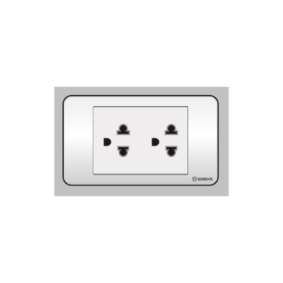 Ổ cắm đôi 3 chấu 16A S18AUE2