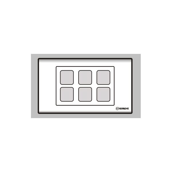Mặt 6 lỗ Vanlock S1866X