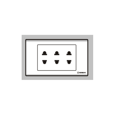 Ổ cắm ba 2 chấu 16A S18U3