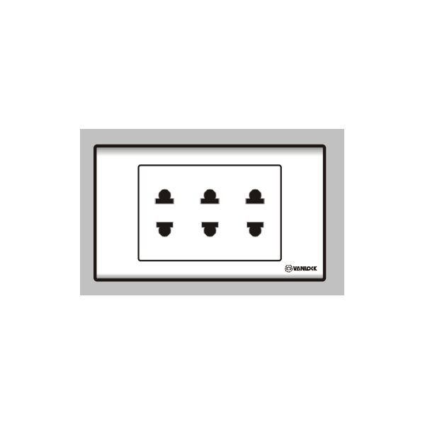 Ổ cắm ba 2 chấu 16A S18U3