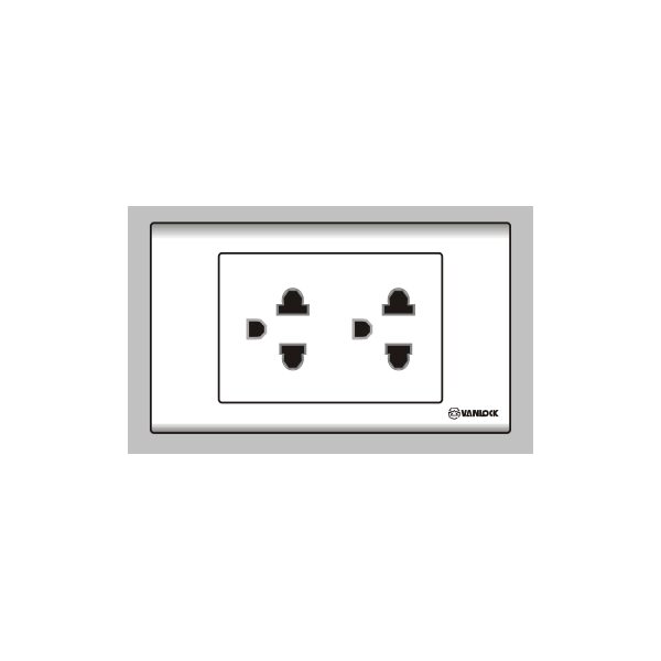 Ổ cắm đôi 3 chấu 16A S18UE2