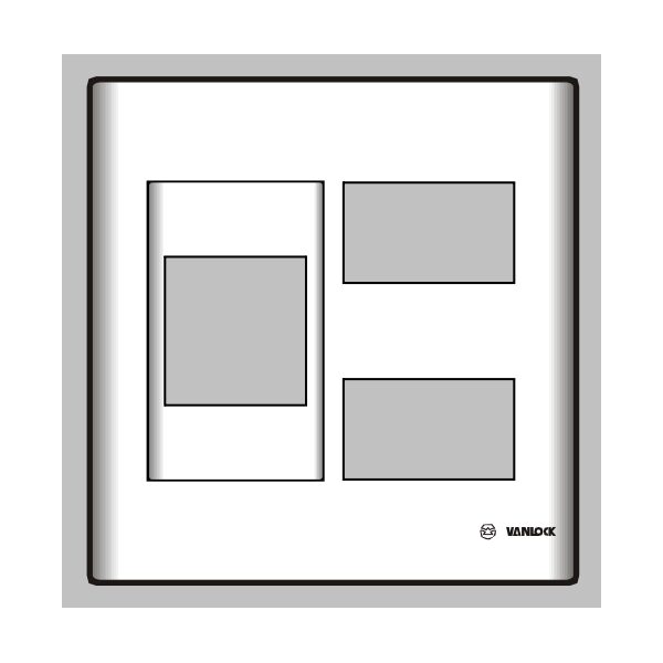 Mặt nhựa chứa 1 MCCB S18C2X/A