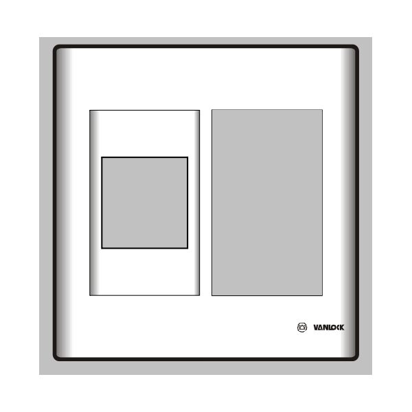 Mặt nhựa chứa 1 MCCB S18C3X/A