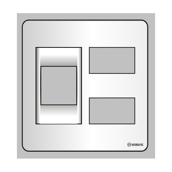 Mặt nhựa chứa 1 MCCB SC2X/A