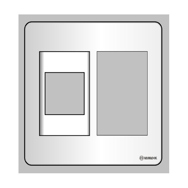 Mặt nhựa chứa 1 MCCB SC3X/A