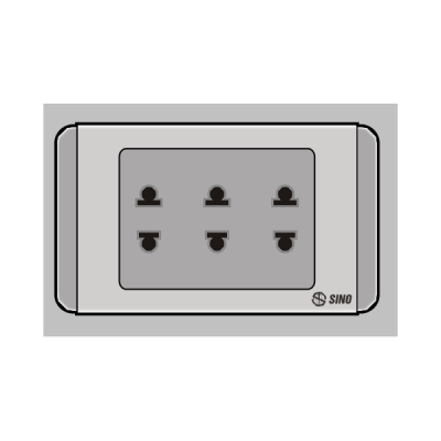 Ổ cắm ba 2 chấu 16A S68GU3