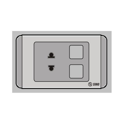 Ổ cắm đơn 2 chấu 2 lỗ S68GU/XX