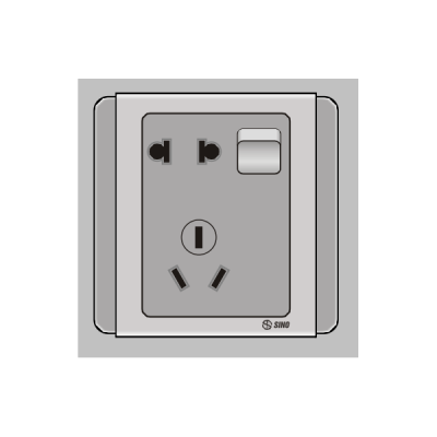 Ổ cắm 2 chấu và ổ cắm 3 chấu S66GU/10USS