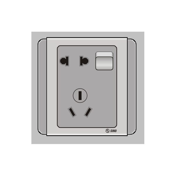 Ổ cắm 2 chấu và ổ cắm 3 chấu S66GU/10USS