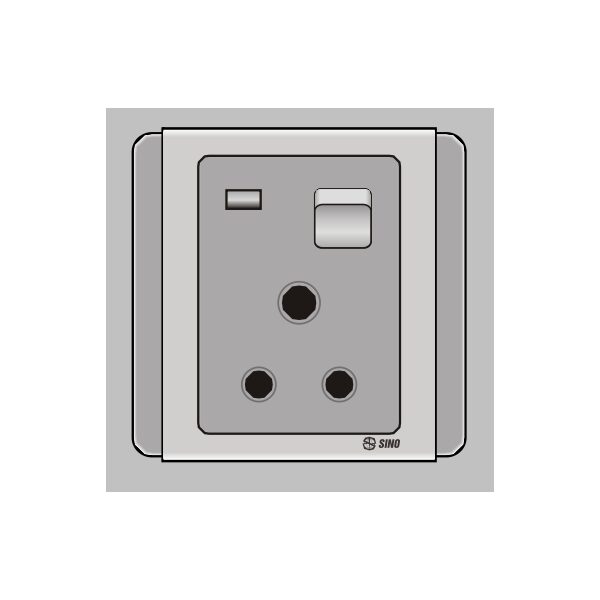 Ổ cắm 15A 3 chấu tròn S66G15N