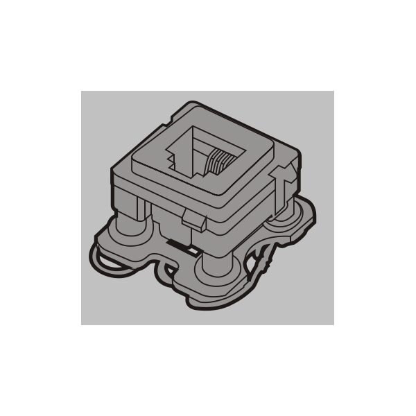 Ổ cắm điện thoại 4 dây S668GRJ40/W
