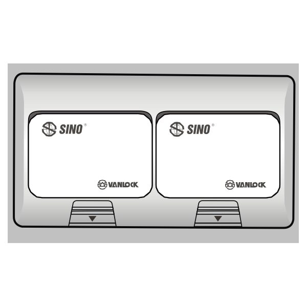 Bộ ổ cắm sàn đôi 402/DO/A