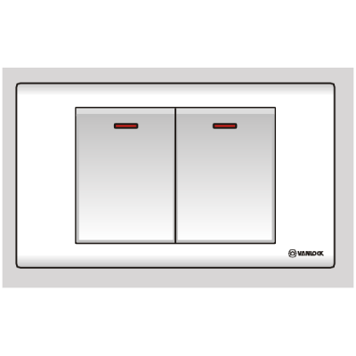 1 công tắc 1 chiều, 1 công tắc 2 chiều S182D1/D2