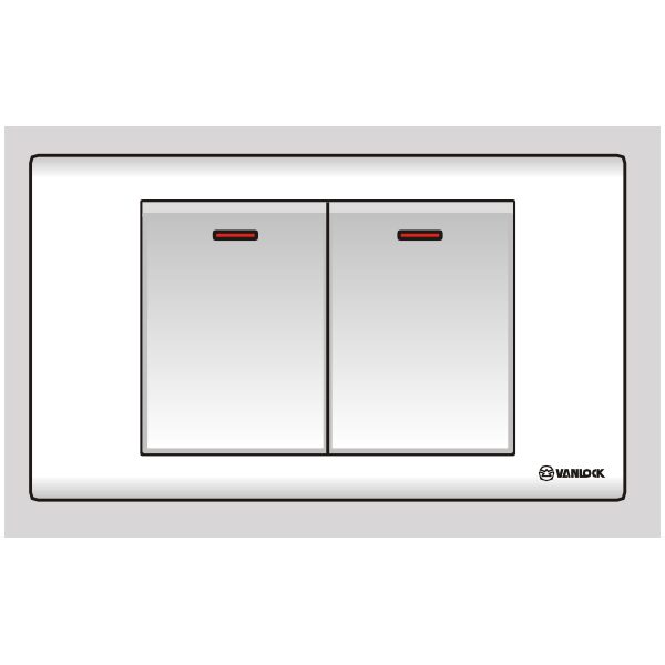 1 công tắc 1 chiều, 1 công tắc 2 chiều S182N1/N2R