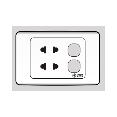 Ổ cắm đôi 2 chấu 16A 2 lỗ S9U2XX
