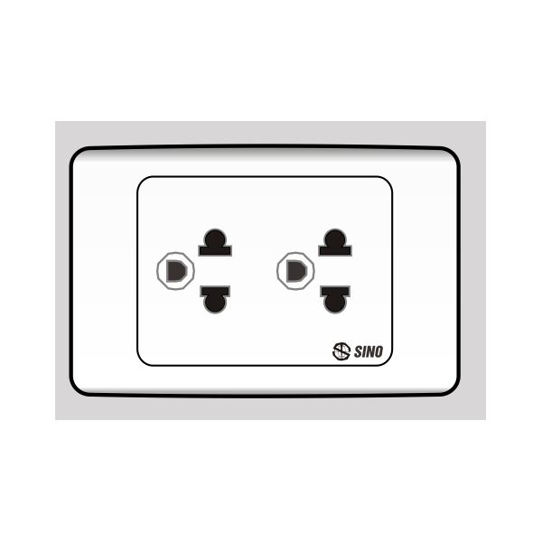 Ổ cắm đôi 3 chấu 16A S9UE2