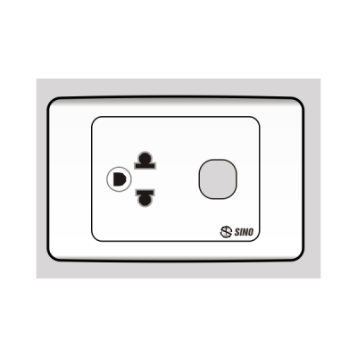 Ổ cắm đơn 3 chấu 16A 1 lỗ S9UEX