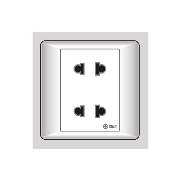 Ổ cắm đôi 2 chấu 16A S98U2