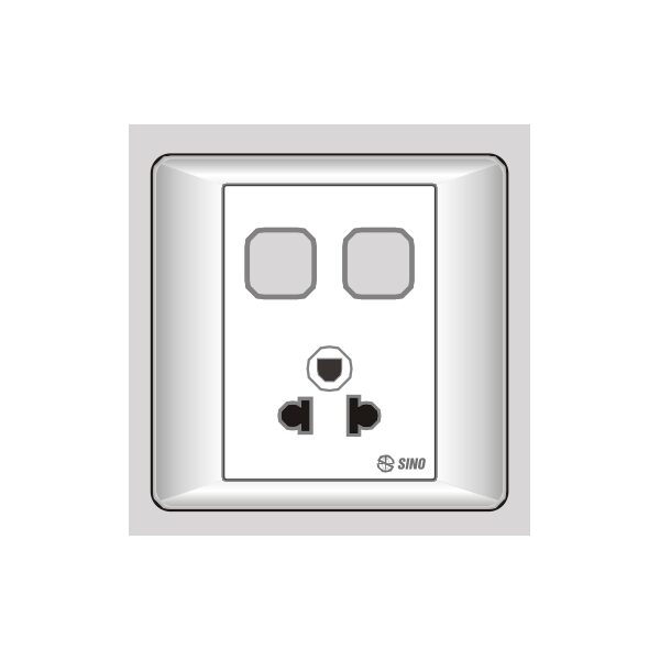 Ổ cắm đơn 3 chấu 16A 2 lỗ S98UEXX