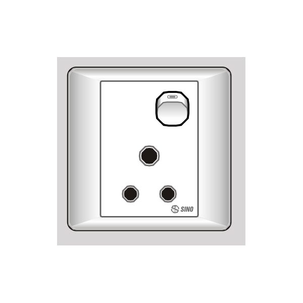 Ổ cắm 15A 3 chấu tròn S9815S