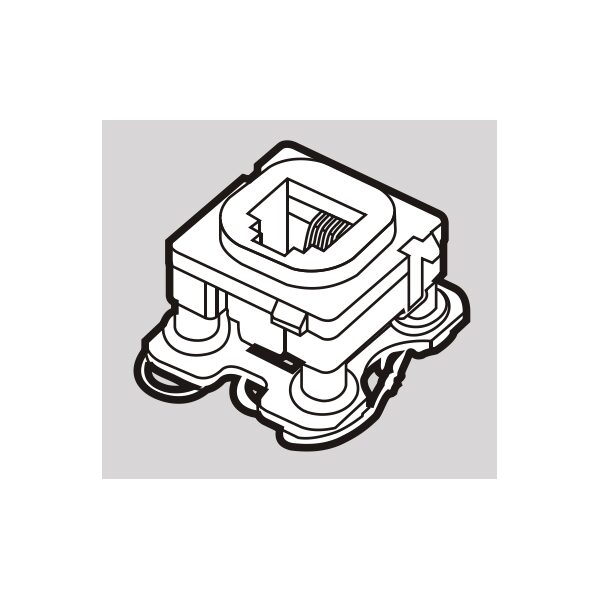 Ổ cắm điện thoại 4 dây S30RJ40/W