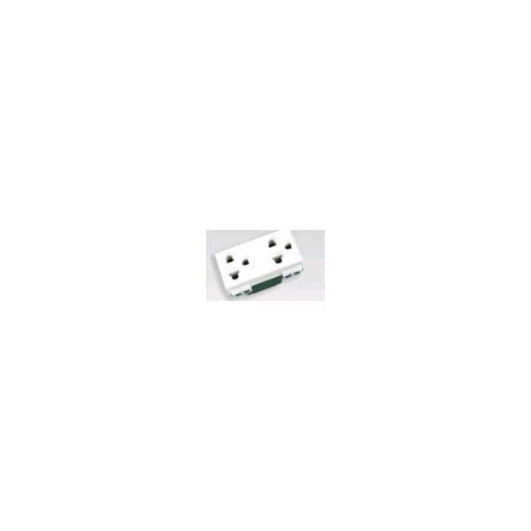 Ổ cắm đôi có dây nối đất WEG15929