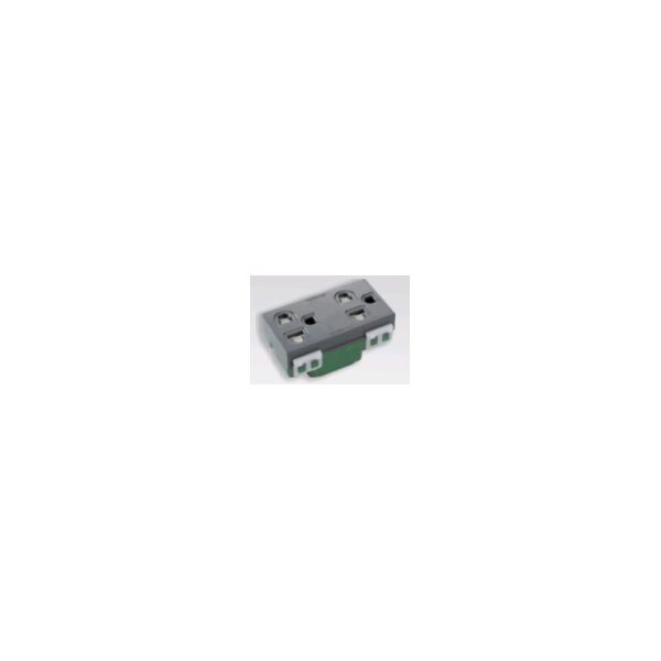 Ổ cắm đôi có màn che và dây nối đất WEG15829H / WEG15827H